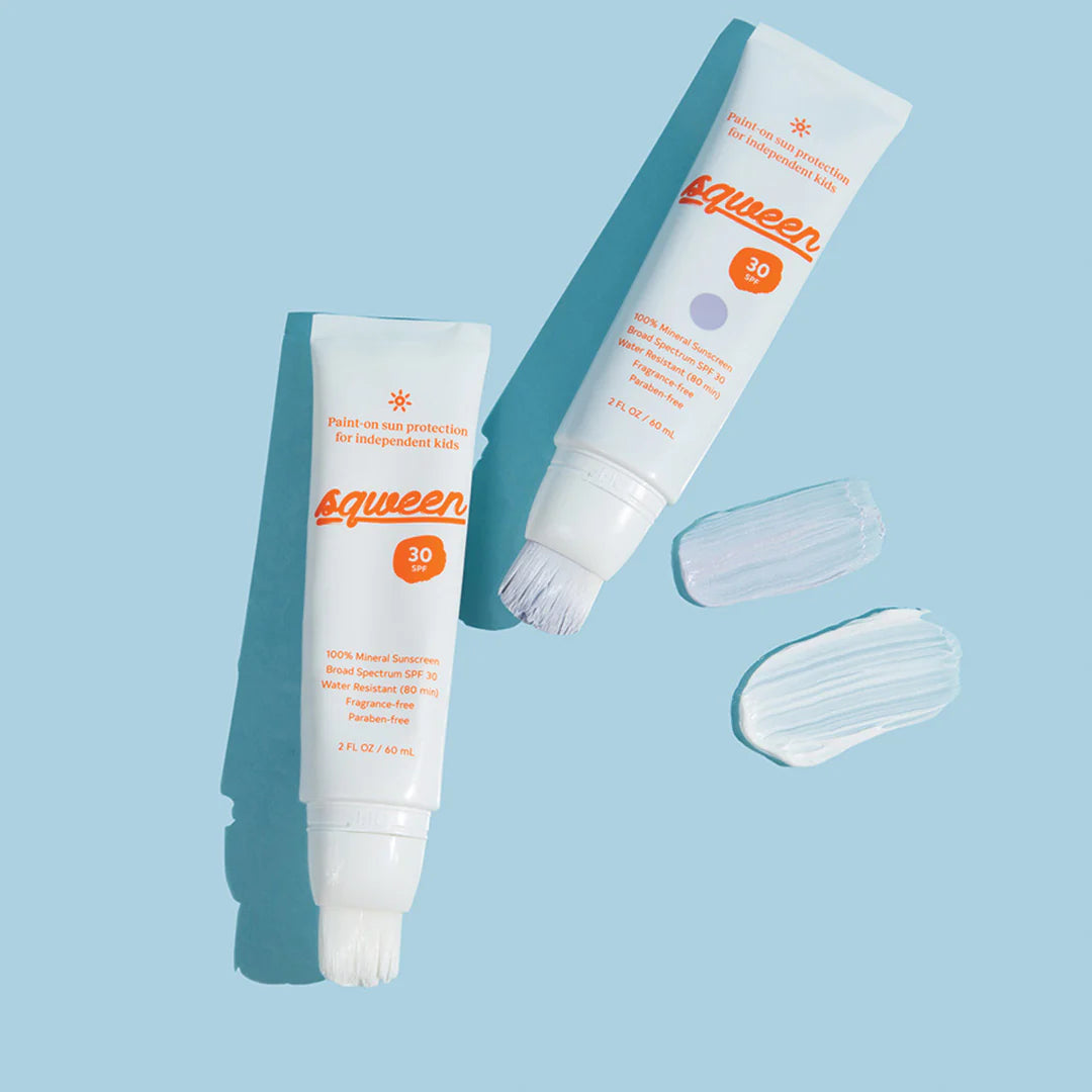 Sqween | Paint-On Sun Protection for Independent Kids