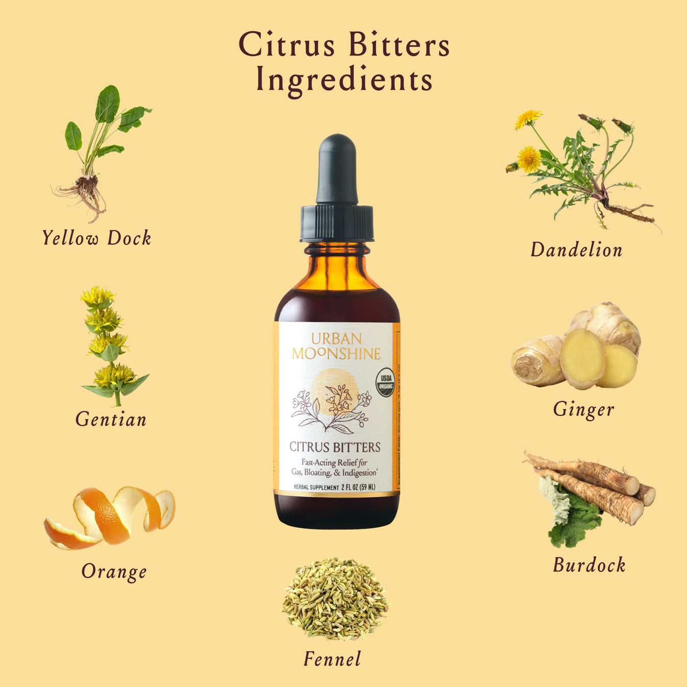 Citrus Bitters - Urban Moonshine