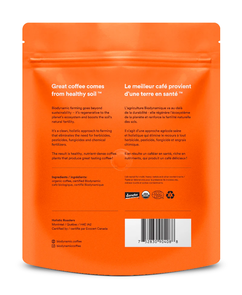 Biodynamic Coffee Light Roast Rubicon