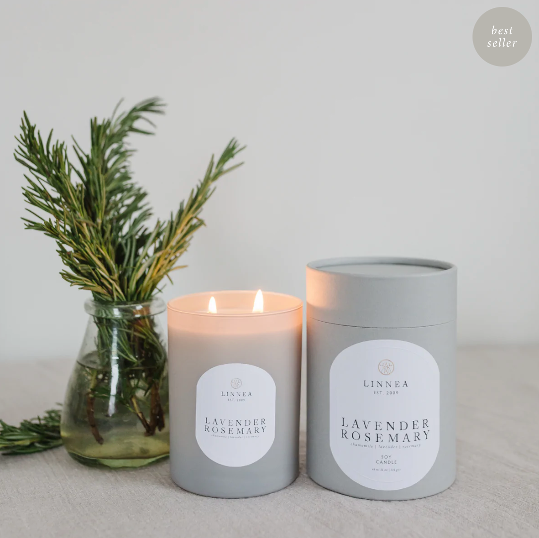 Linnea Lavender Rosemary Soy Candle