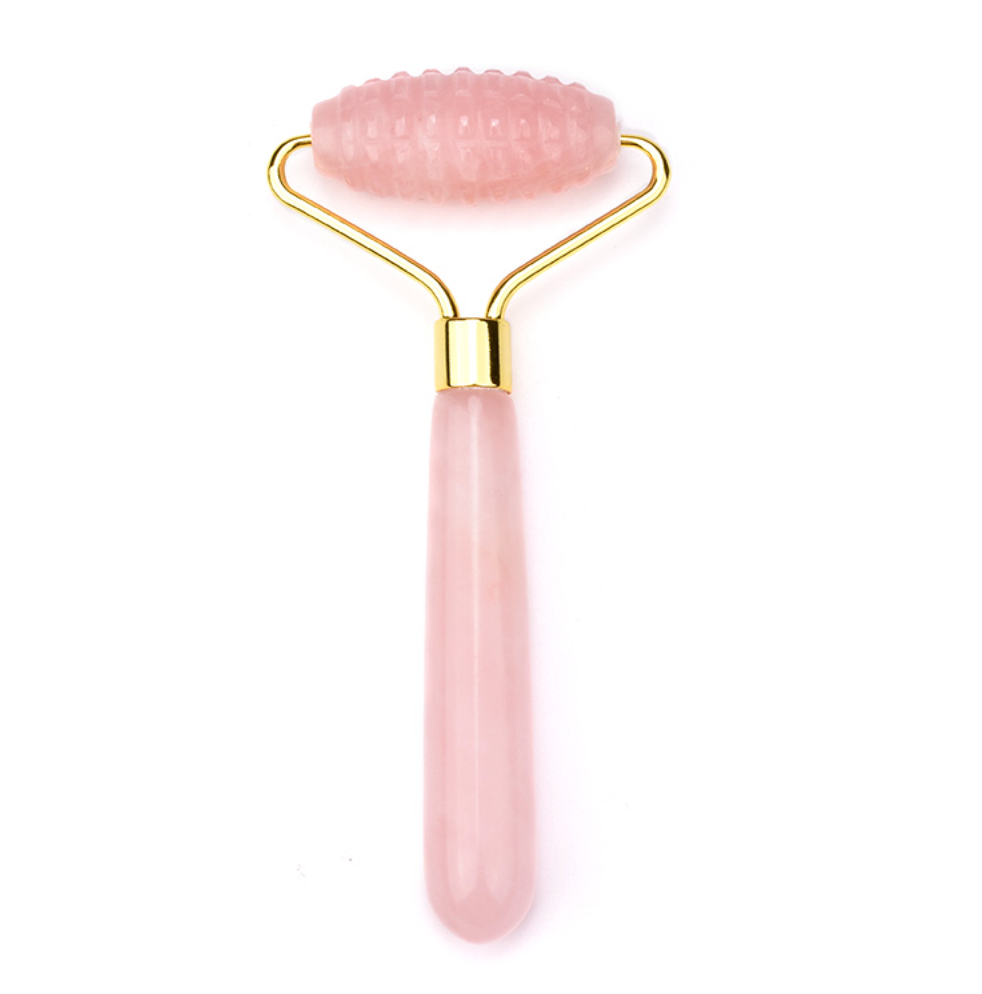 CJB Luxury Rose Quartz Spike Roller