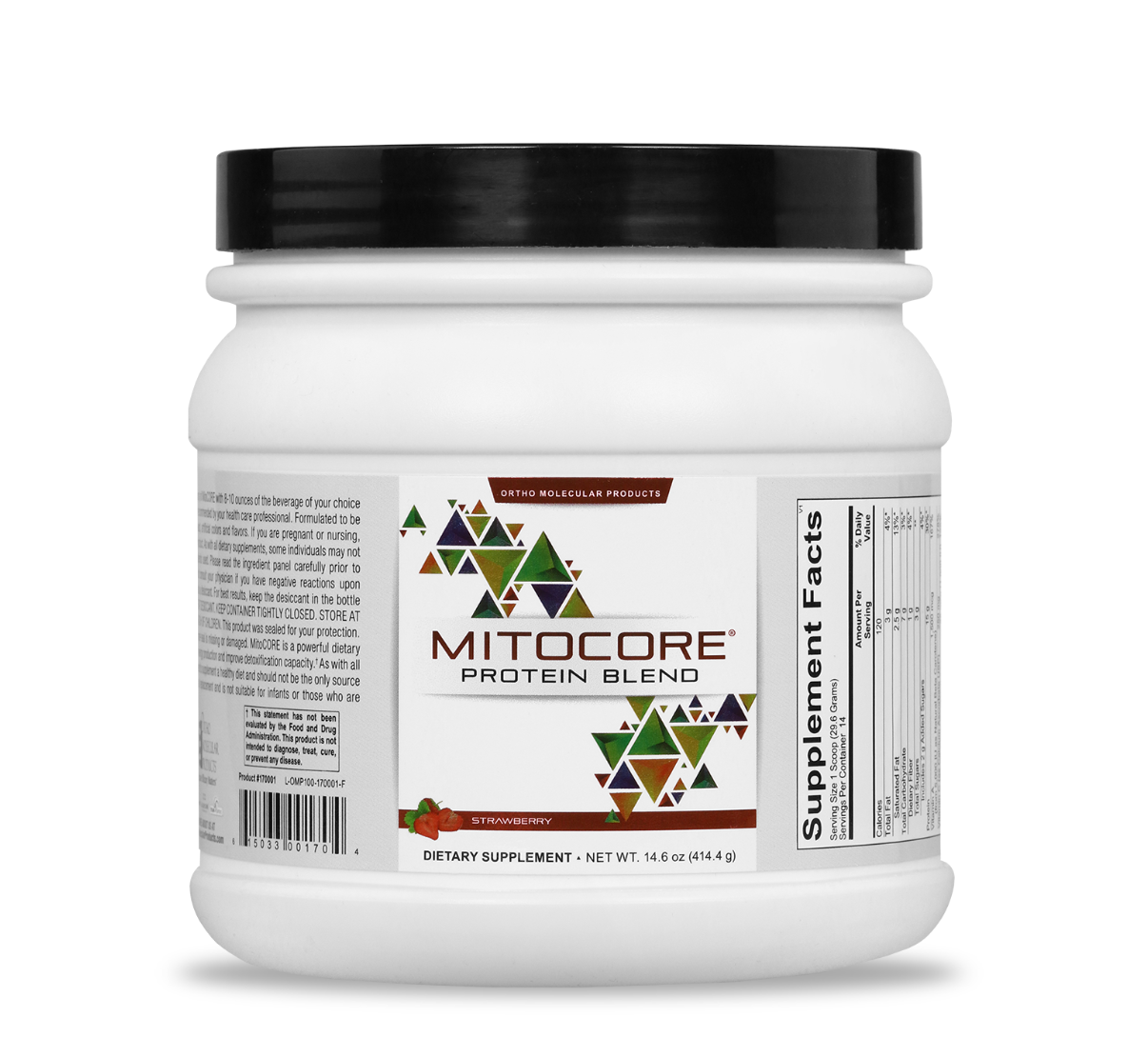 Orthomolecular Mitocore Protein Blend Strawberry