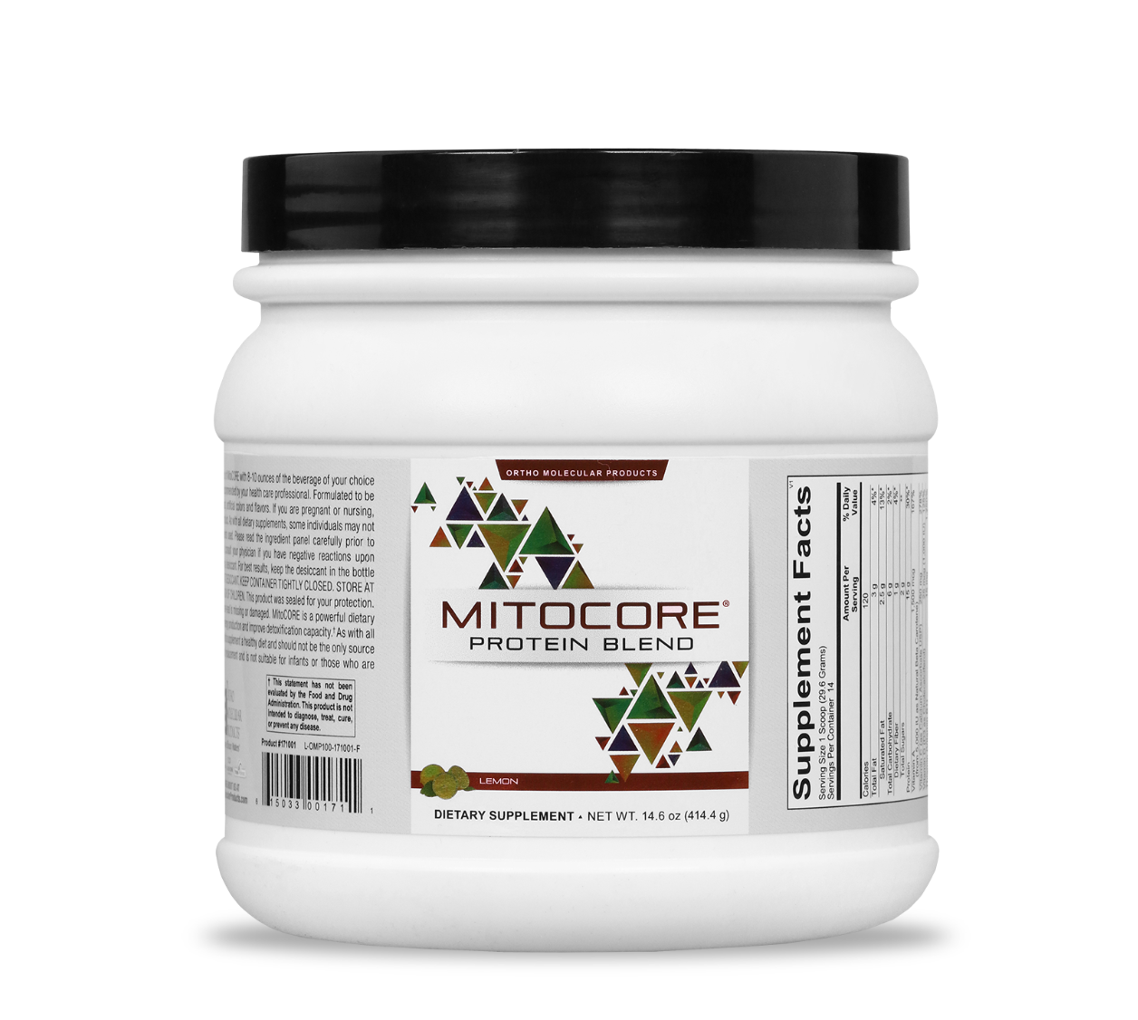 Orthomolecular Mitocore Protein Blend Lemon
