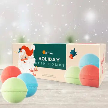 Santa Christmas Bath Bomb Gift Box