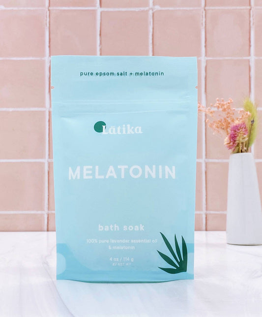 Melatonin Epsom Salt Bath Soak