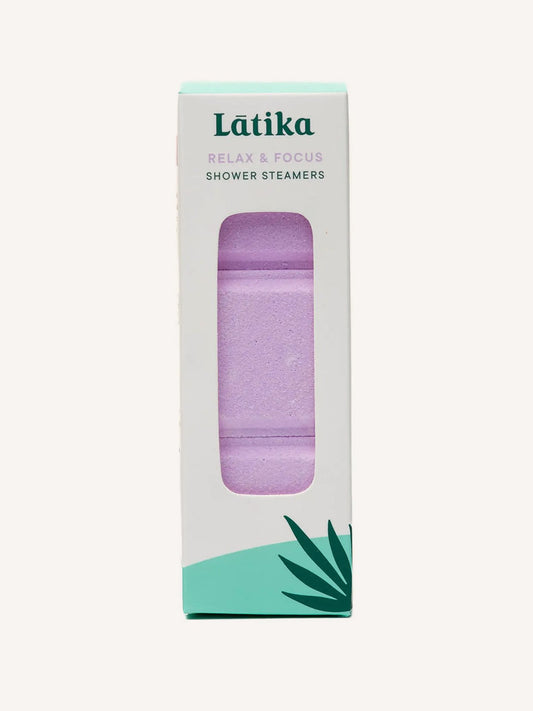 Latika – Relax & Focus Shower Steamer – Lavender Essential Oil