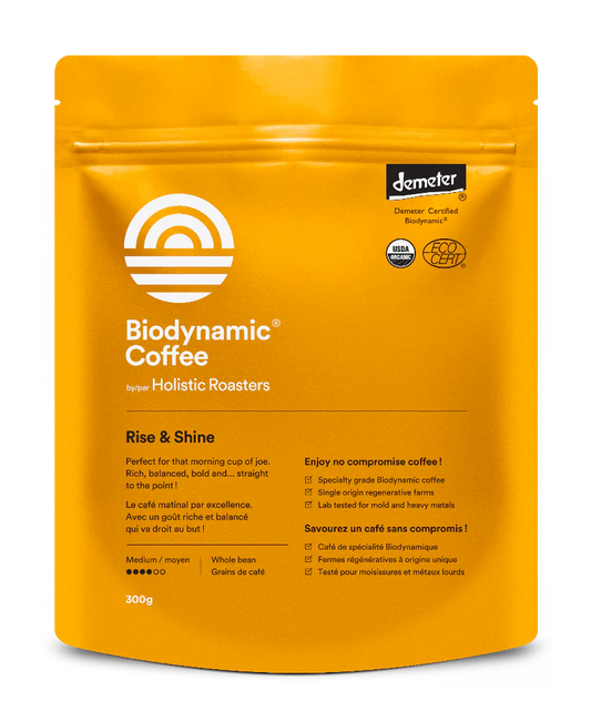 Biodynamic Coffee Medium Roast Rise & Shine